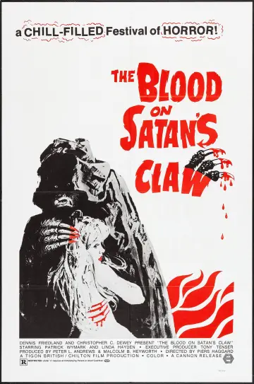 Poster to the movie "Blood on Satan