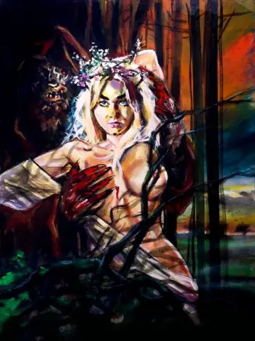 Poster to the movie "Blood on Satan