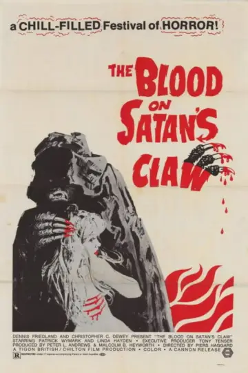 Poster to the movie "Blood on Satan
