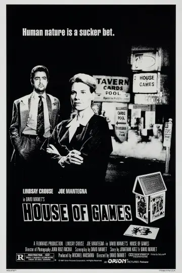 Poster to the movie "House of Games" #1080304