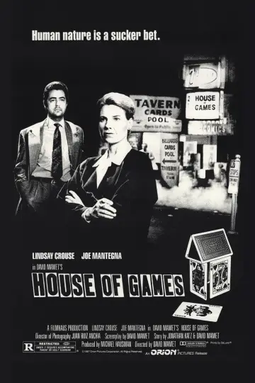 Poster to the movie "House of Games" #1080313