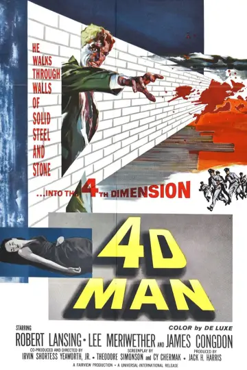 Poster to the movie "4D Man" #1136547