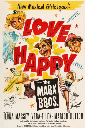 Poster to the movie "Love Happy" #968198