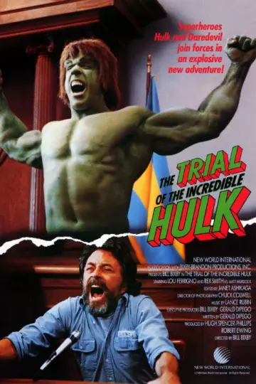 Poster to the movie "The Trial of the Incredible Hulk" #1086682