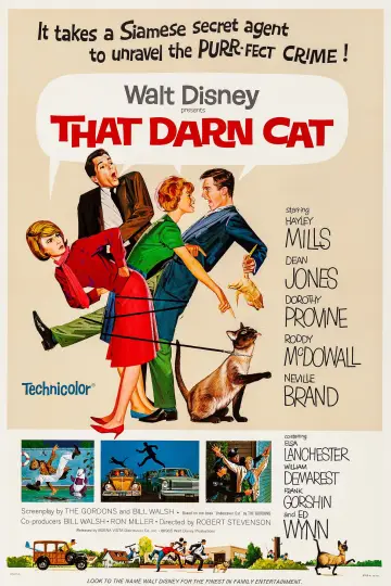 Poster to the movie "That Darn Cat!" #1039944