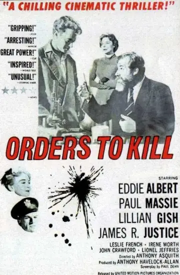 Poster to the movie "Orders to Kill" #1036774