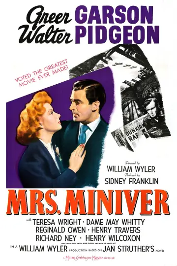Poster to the movie "Mrs. Miniver" #1031445