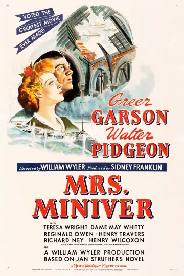 Poster to the movie "Mrs. Miniver" #1031454