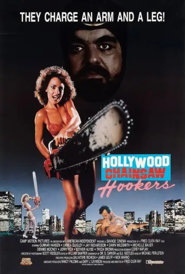 Poster to the movie "Hollywood Chainsaw Hookers" #1650054