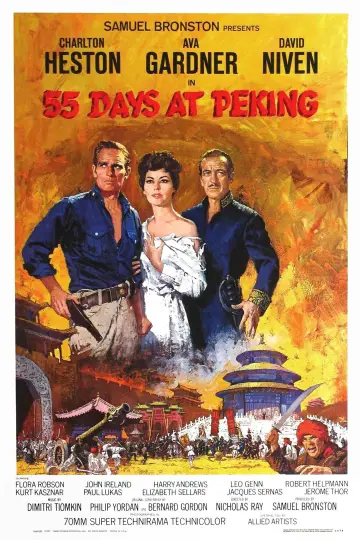 Poster to the movie "55 Days at Peking" #1027983