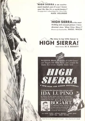 Poster to the movie "High Sierra" #1059526