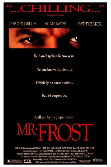 Poster to the movie "Mr. Frost" #1205488