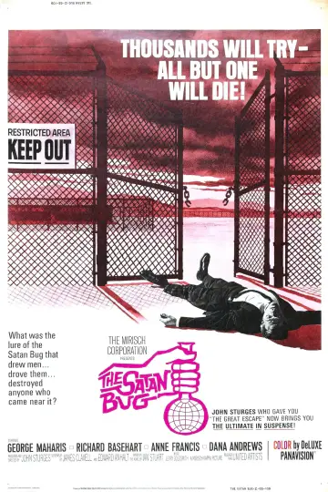 Poster to the movie "The Satan Bug" #1069510