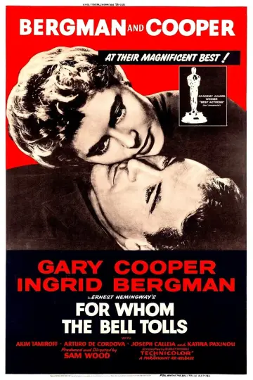Poster to the movie "For Whom the Bell Tolls" #1011970