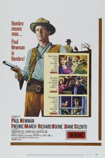 Poster to the movie "Hombre" #892229