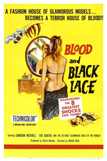Poster to the movie "Blood and Black Lace" #921977
