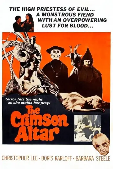 Poster to the movie "Curse of the Crimson Altar" #1108413