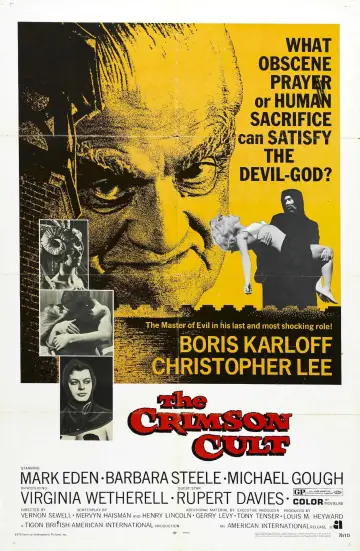 Poster to the movie "Curse of the Crimson Altar" #1108415