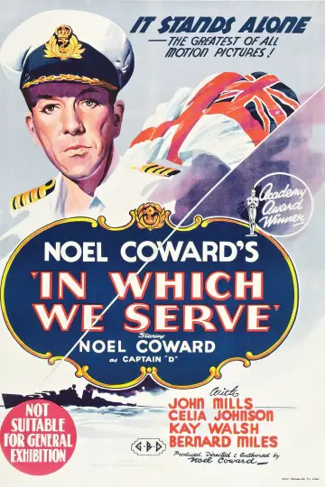 Poster to the movie "In Which We Serve" #1072334