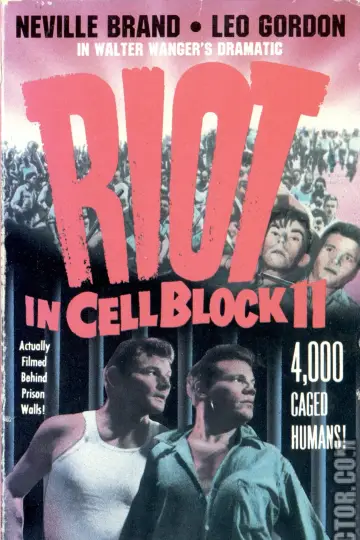 Poster to the movie "Riot in Cell Block 11" #1068744