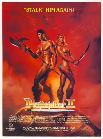 Poster to the movie "Deathstalker II: Duel of the Titans" #1043448