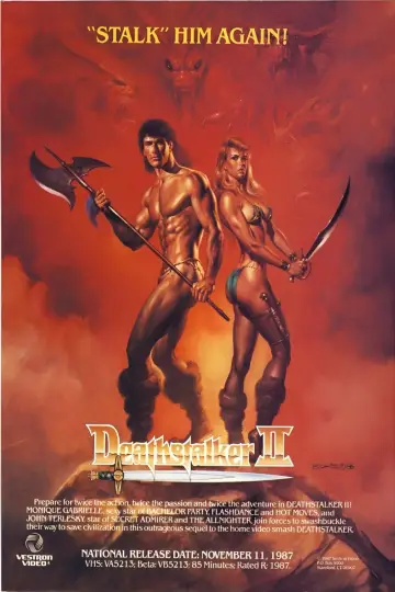 Poster to the movie "Deathstalker II: Duel of the Titans" #1043449