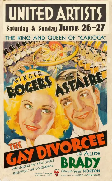 Poster to the movie "The Gay Divorcee" #1639169