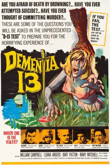 Poster to the movie "Dementia 13" #1047149
