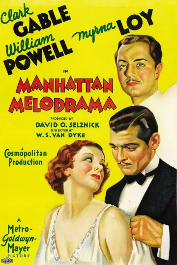 Poster to the movie "Manhattan Melodrama" #1128489