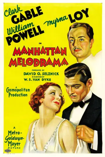 Poster to the movie "Manhattan Melodrama" #1128492