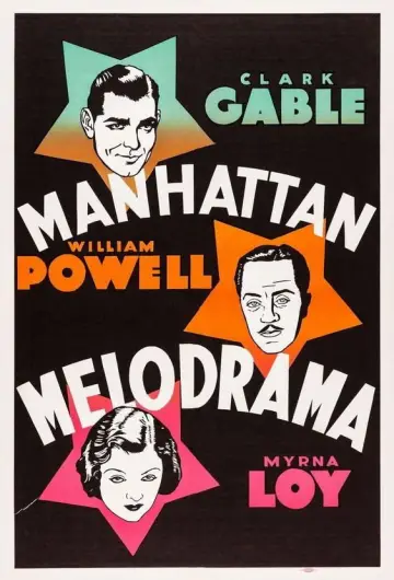 Poster to the movie "Manhattan Melodrama" #1128495
