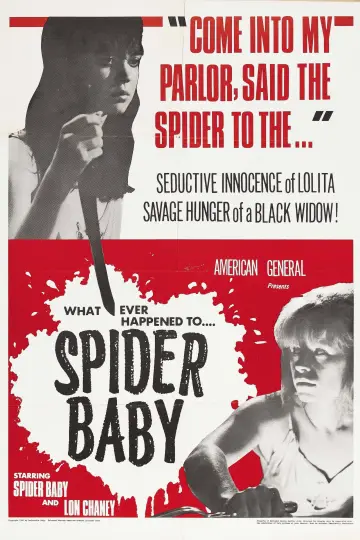Poster to the movie "Spider Baby" #1103865