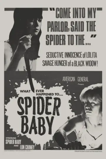 Poster to the movie "Spider Baby" #1172803
