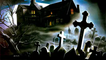 Backdrop to the movie "The House by the Cemetery" #1000402