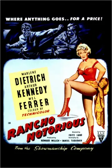 Poster to the movie "Rancho Notorious" #1091935