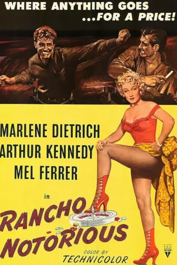Poster to the movie "Rancho Notorious" #1091938