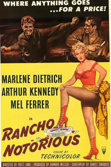 Poster to the movie "Rancho Notorious" #1091941