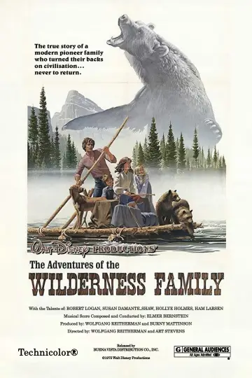 Poster to the movie "The Adventures of the Wilderness Family" #1180644