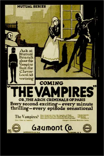 Poster to the movie "The Vampires or, The Arch Criminals of Paris" #1031337