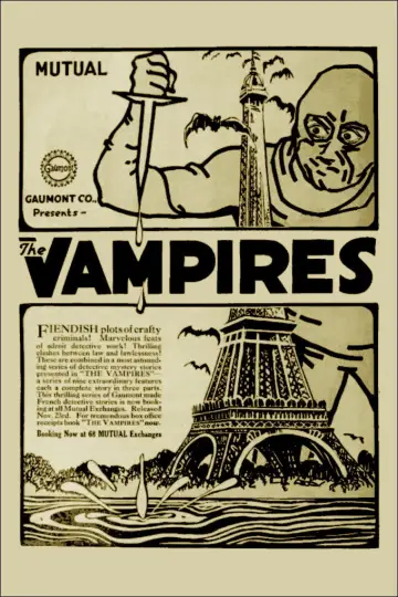 Poster to the movie "The Vampires or, The Arch Criminals of Paris" #1031338