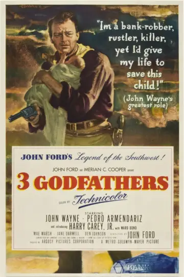 Poster to the movie "3 Godfathers" #693517