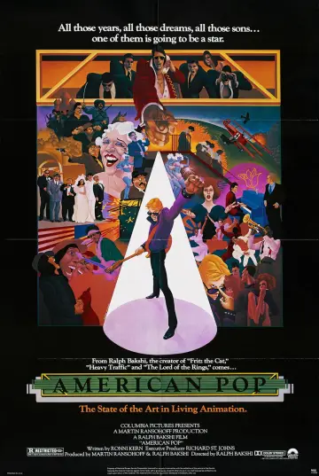 Poster to the movie "American Pop" #1104034