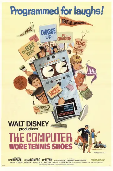 Poster to the movie "The Computer Wore Tennis Shoes" #1090577