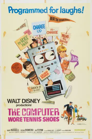 Poster to the movie "The Computer Wore Tennis Shoes" #1090582