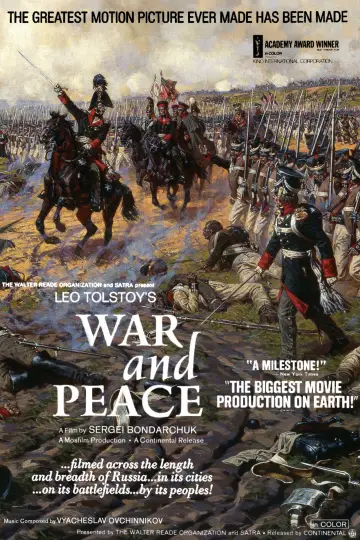 Poster to the movie "War and Peace" #817477