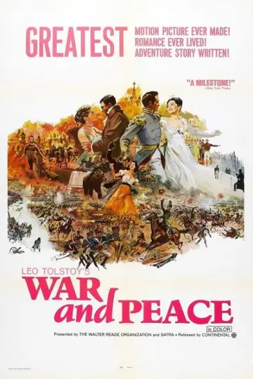 Poster to the movie "War and Peace" #817483