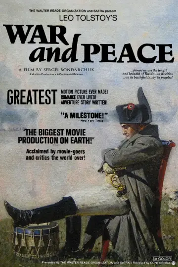 Poster to the movie "War and Peace" #817497