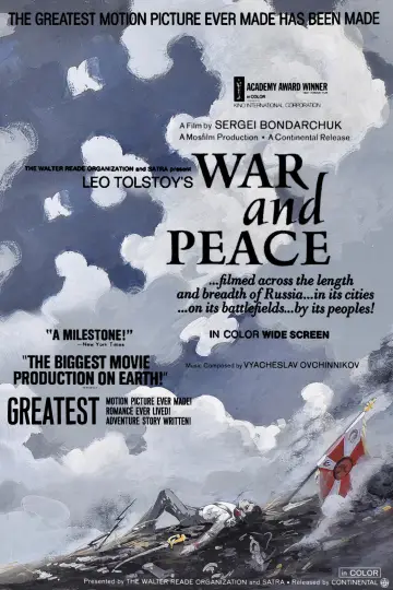 Poster to the movie "War and Peace" #817498