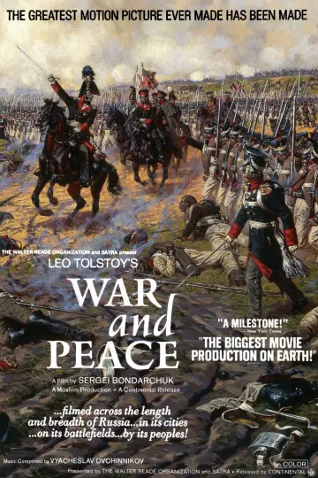 Poster to the movie "War and Peace" #817499