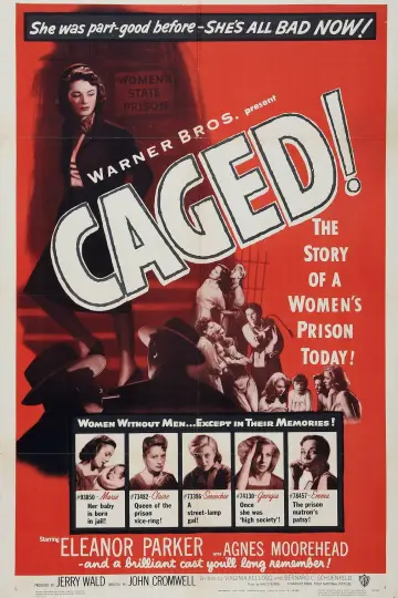 Poster to the movie "Caged" #1103599